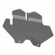 AIR DAM PLATE Polaris origine