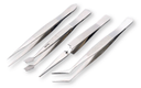 Set de 4 pinces brucelles de précision (par 1)