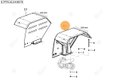 FENDER ASSY LH - 74mm Deutz-Fahr origine