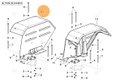 RH FENDER ASSY. Deutz-Fahr origine