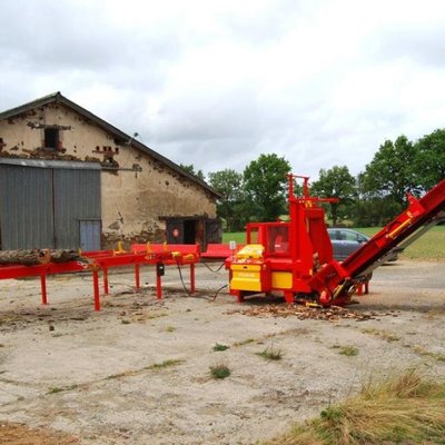 Materiels - Combiné scie - fendeuse - COMBINE SCIE/FENDEUSE XYLOG 420