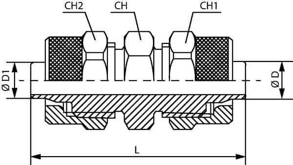 Pièces agricoles - Pièce pneumatique - Raccord adaptable droit