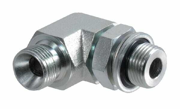 Pièces agricoles - Hydraulique - Raccord coudé réglable M/M 1/2 BSP