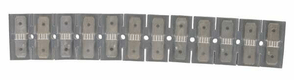 Connecteur isolé Double 12 broches 6,3x0,8 mm