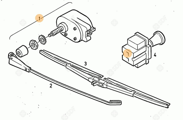 Pièces agricoles - Cabine et structure - MOTEUR ESS.-GLACE Deutz-Fahr origine