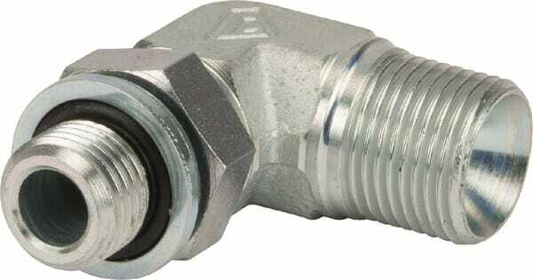 Pièces agricoles - Hydraulique - Adaptateur 90 3/8 x 1/4 BSP