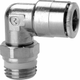 Raccord en L connexion rapide, 6 mm x 1/4 BSPP, S6520