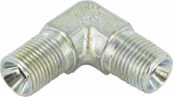 Pièces agricoles - Hydraulique - Raccord coudé 1/8 BSP x BSPT