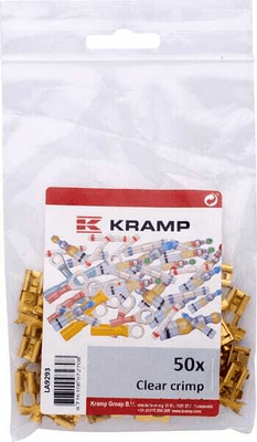 Pièces agricoles - Electricité - Borne femelle, rouge, 0,5-1 mm² 8,2x0,8 mm (50x), Kramp