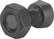 Boulon de charrue M10x25 12.9 + ecrou