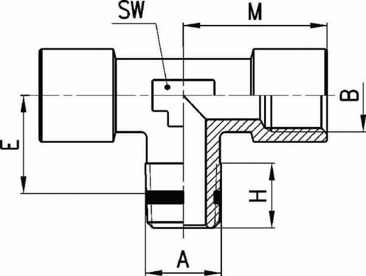 Pièces agricoles - Pièce pneumatique - Pièce en T