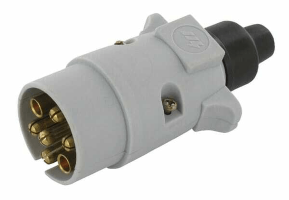 Pièces agricoles - Electricité - Fiche 7 pôles PVC 12V