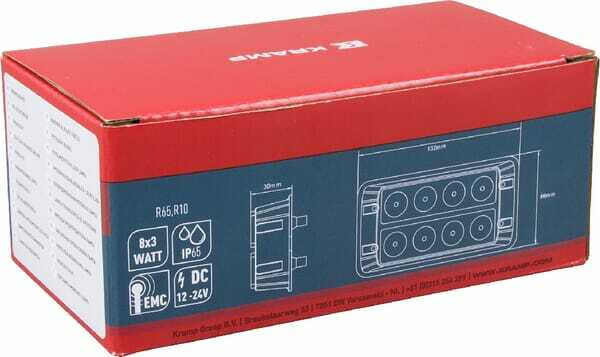 Pièces agricoles - Eclairage - Avertisseur flash LED orange 8x3W duo 12/24V