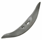 Pointe de cultivateur 406mm réversible, courbée, 2 trous
