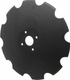 Disque 510 mm, plaque plate