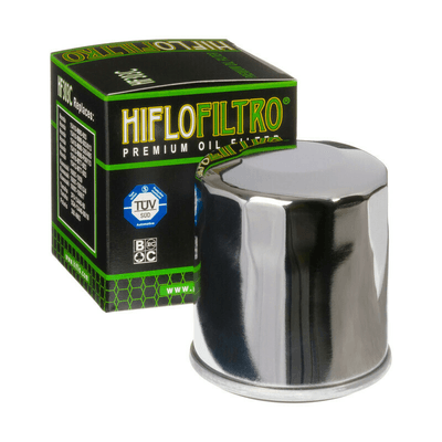 Pièces Quad & Motos - Moteur - Filtre à huile HIFLOFILTRO chrome - HF303C
