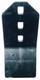 Soc coudé 100x8x240mm EA 45