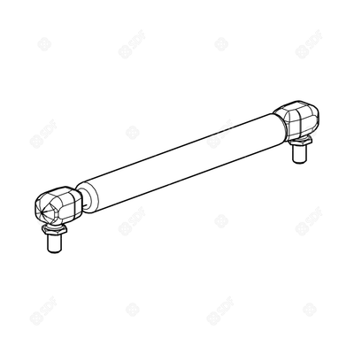 Pièces agricoles - Cabine et structure - AMORTISSEUR Deutz-Fahr origine