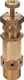 Soupape sécu 1/4" 8 - 12 bars