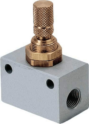 Pièces agricoles - Pièce pneumatique - Étrangleur de débit 3/8"