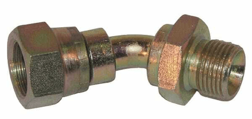 Pièces agricoles - Hydraulique - Coude filet mâle-fem. 1/2 BSP