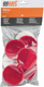 Catadioptre rond rouge Ø75mm tige filetée