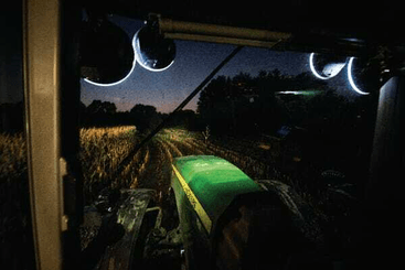 Pièces agricoles - Eclairage - Feu de route rond à LED 229 mm