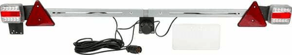 Rampe de signalisation LED télescopique 1,40 - 2,10 m câble 7,5 m