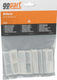 Catadioptre rectangle blanc 69x20mm
