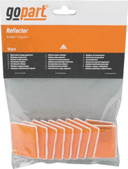 Pièces agricoles - Eclairage - Catadioptre rectangle orange