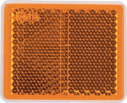 Pièces agricoles - Eclairage - Catadioptre rectangle orange