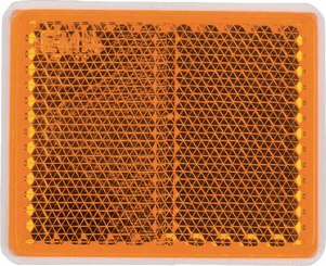 Pièces agricoles - Eclairage - Catadioptre rectangle orange