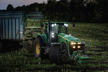 Pièces agricoles - Eclairage - Feu de route rond à LED 177 mm