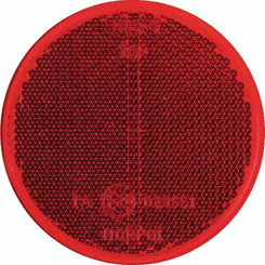 Pièces agricoles - Eclairage - Catadioptre rond rouge Ø75mm