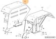 garde-boue non peint dx/rh/re Deutz-Fahr origine