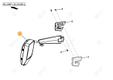 LH MAN.LED MIRROR Deutz-Fahr origine