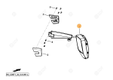 RH MAN.LED MIRROR Deutz-Fahr origine