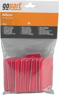 Pièces agricoles - Eclairage - Catadioptre rectangle rouge 94x44mm à visser