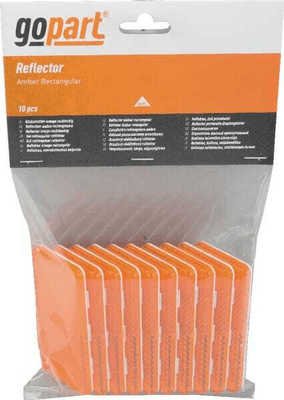 Pièces agricoles - Eclairage - Catadioptre rectangle orange