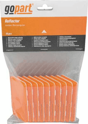 Pièces agricoles - Eclairage - Catadioptre rectangle orange