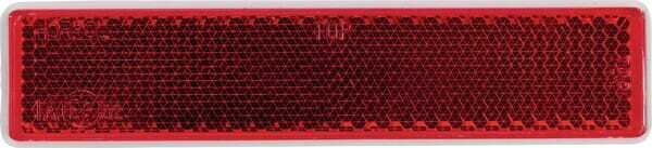 Pièces agricoles - Eclairage - Catadioptre rectangle rouge 105x24mm