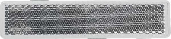 Pièces agricoles - Eclairage - Catadioptre rectangle blanc 105x24mm