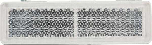 Pièces agricoles - Eclairage - Catadioptre rectangle blanc 69x20mm