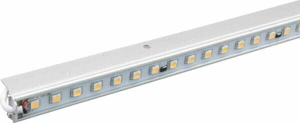 Pièces agricoles - Eclairage - Éclairage intérieur LED, 15W, 1320lm, rectangulaire, 24V, 1000x24mm, Kramp