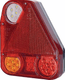 Feu arrière LED rectangle droit câblé