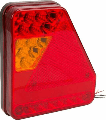 Pièces agricoles - Eclairage - Feu arrière LED rectangle gauche câblé