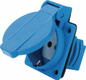 Prise Schu. 16 A, bleue