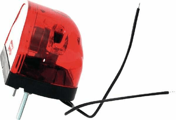 Pièces agricoles - Eclairage - Éclairage de plaque d'immatriculation rouge LED, 12-24V, 101x58.5x59.6mm, Kramp