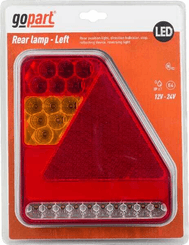 Pièces agricoles - Eclairage - Feu arrière LED rectangle, UK