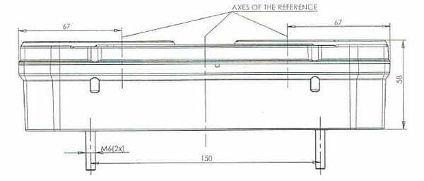 Pièces agricoles - Eclairage - Feu arrière rectangle droit